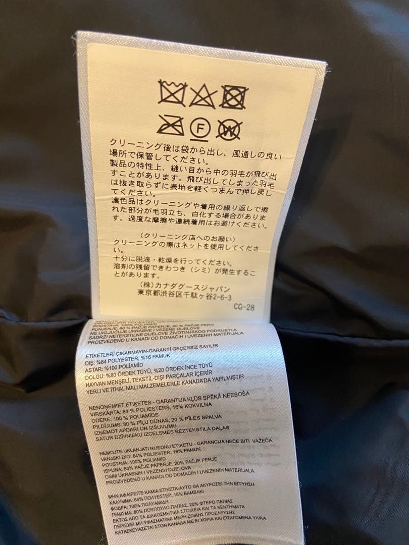 [値下げ]  ブラックレーベル　ダウンベスト　サイズS