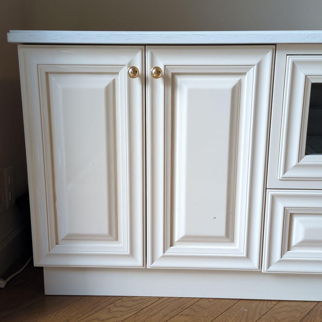 テレビボード　ホワイト　テレビ台 引き出し付き