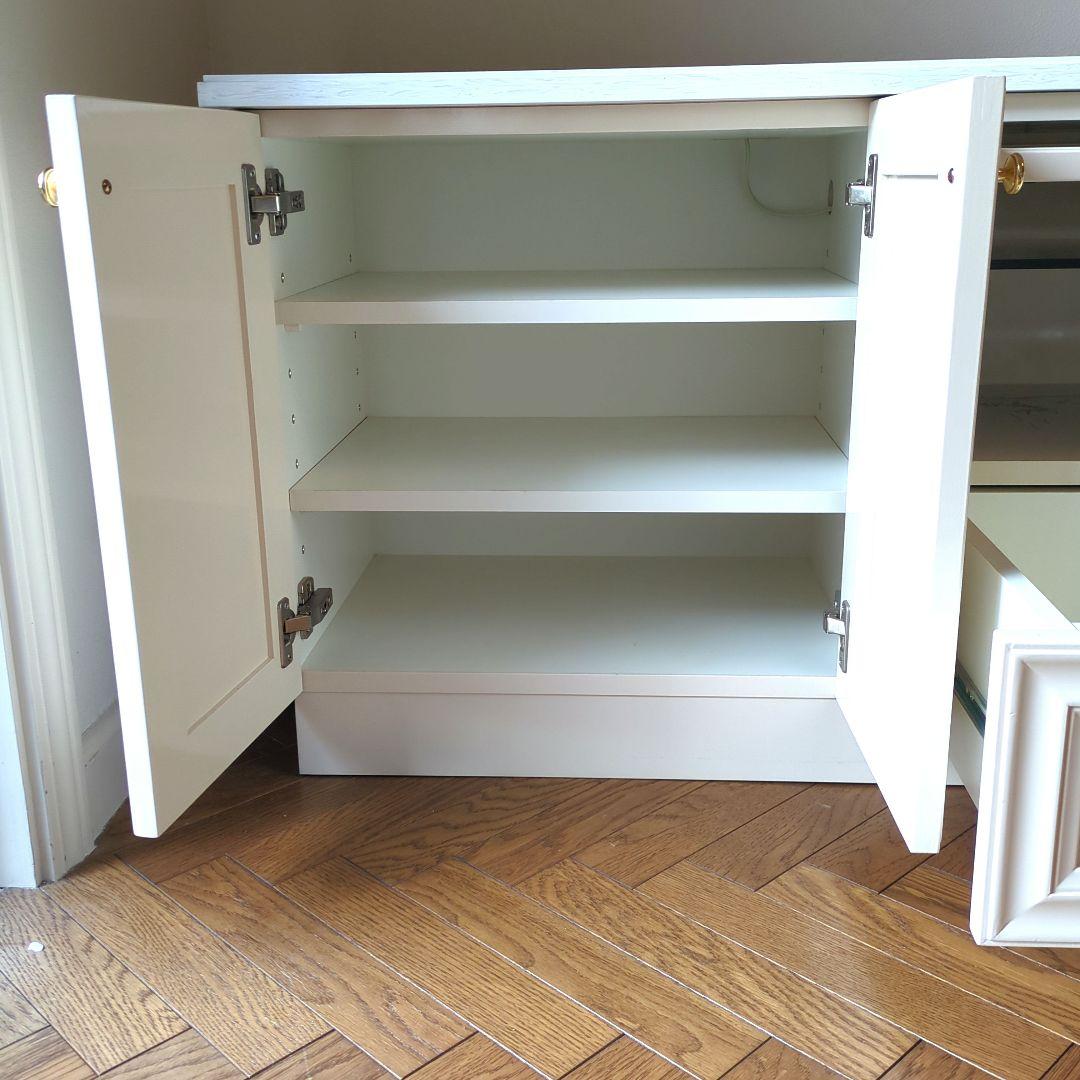 テレビボード　ホワイト　テレビ台 引き出し付き