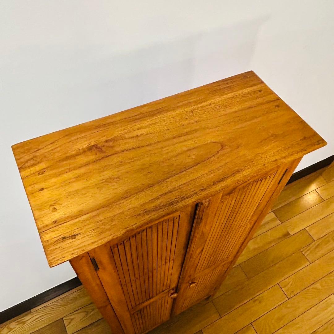 アジアンバンブー家具　バリ風家具　エスニック家具　キャビネット　送料込み