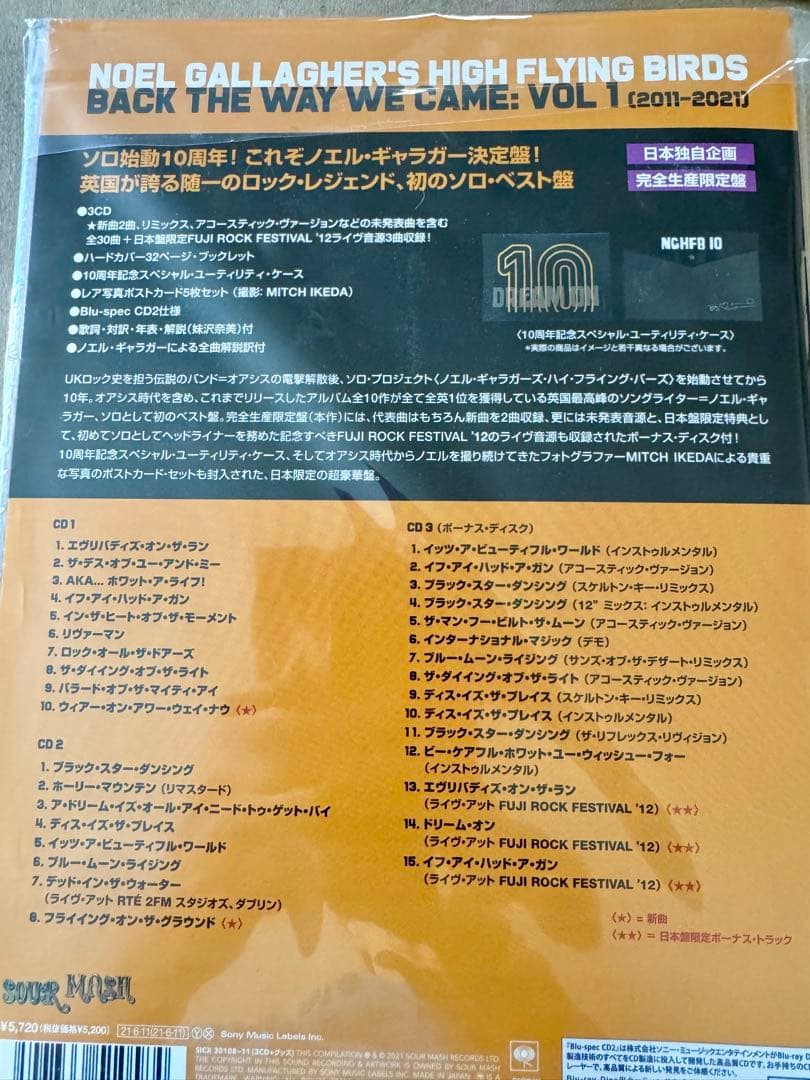 洋楽 3CD Noel Gallagher Back The Way We Came
