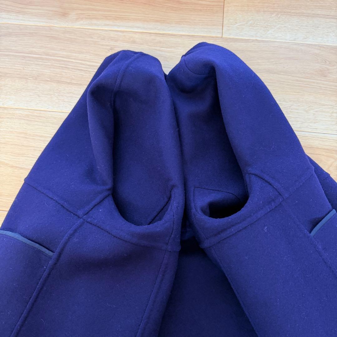 美品✨ドゥロワー　ウールケヌキノーカラージャケットコート　リバー　ダブルフェイス