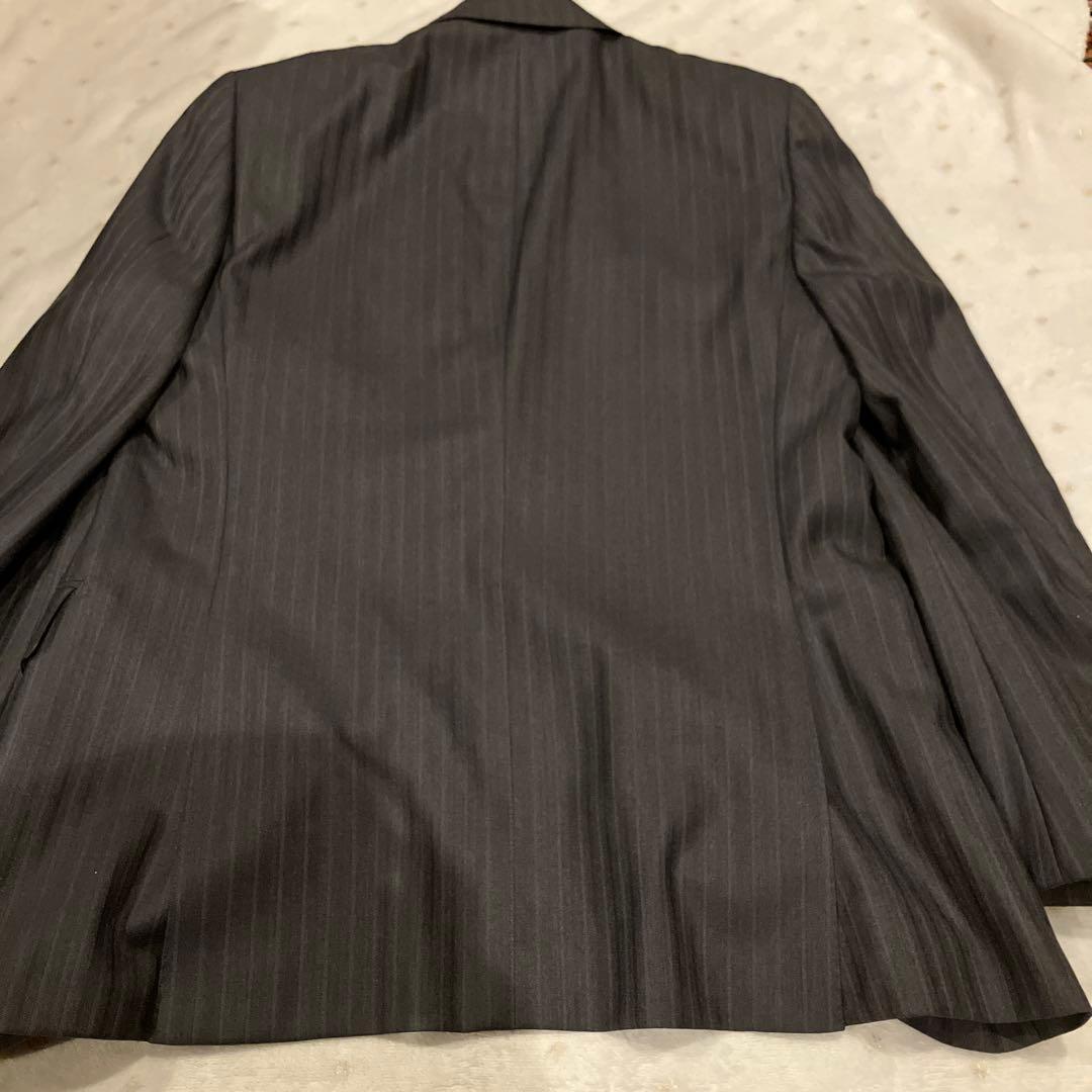 極美品✨️HILTON コロンボ super130 スーツ 紺 チェック A 6