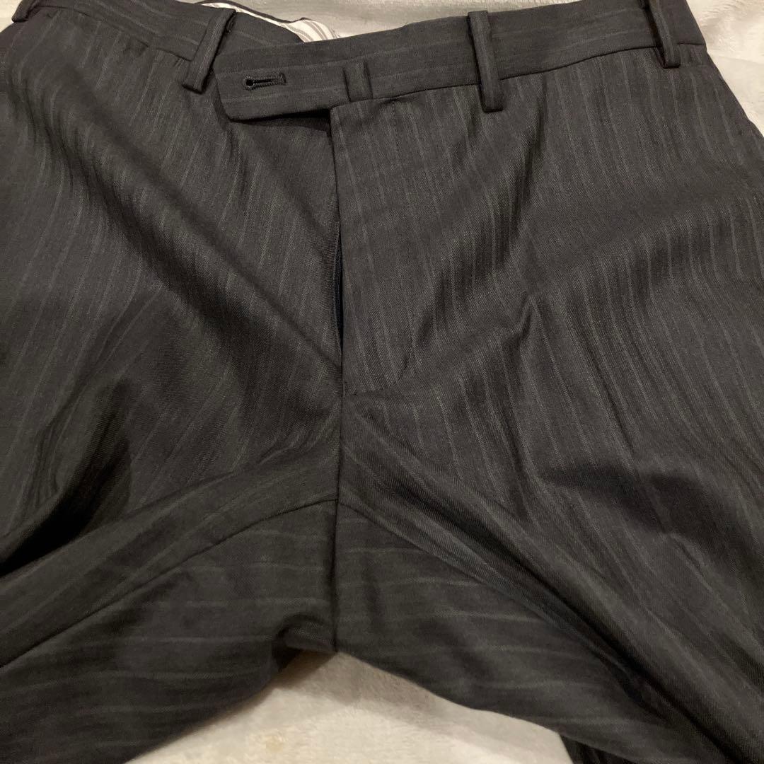 極美品✨️HILTON コロンボ super130 スーツ 紺 チェック A 6