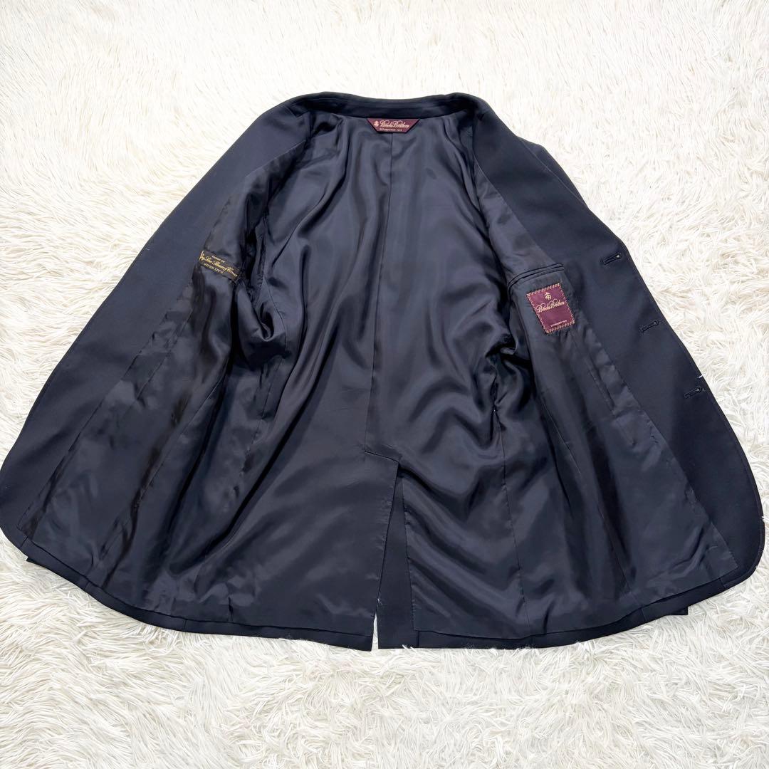 ✨美品✨高級感✨ブルックスブラザーズ×ロロピアーナ　紺ブレ　ブレザー　金ボタン