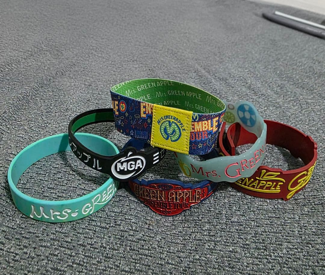 Mrs. GREEN APPLE ラバーバンド 6点セット