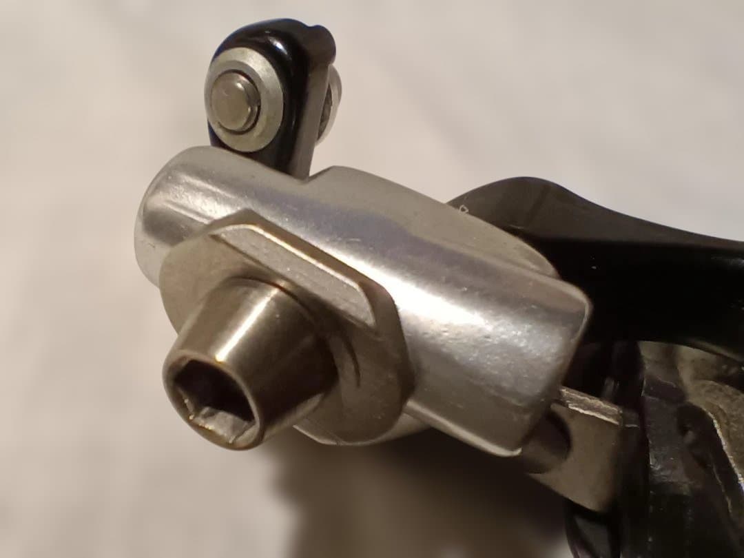 カンパニョーロ RECORD 10速 FD QS 直付 カーボン/チタン