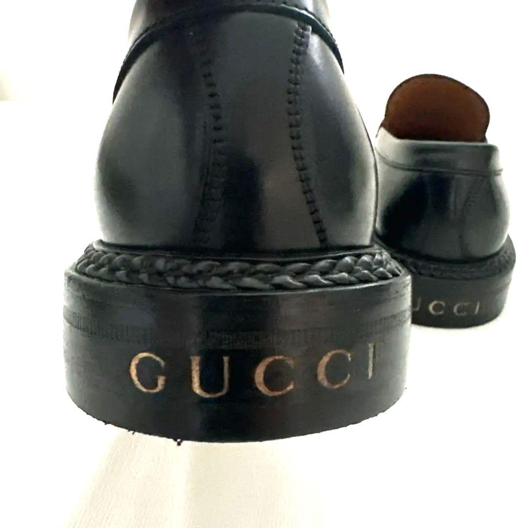 GUCCI グッチ　ローファー　ブラック　25cm