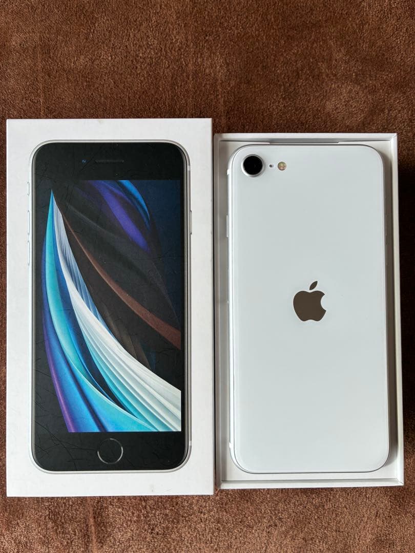 iPhone SE 第2世代 (SE2) ホワイト 64GB 本体　箱付き