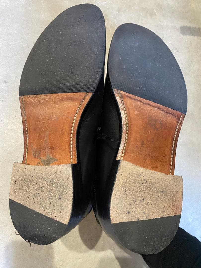 2/20まで　FIRMUM 革靴27.5cm 黒茶色2点セット