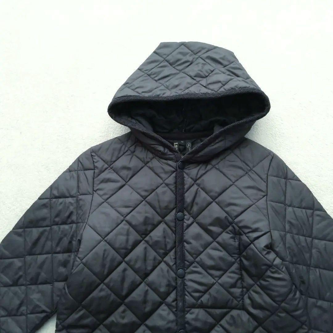 美品【ラベンハム】(38/M) キルティングジャケット SUFFOLK フード付