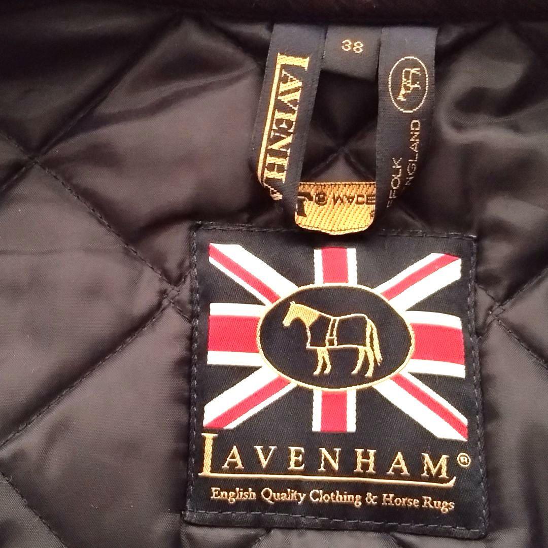 美品【ラベンハム】(38/M) キルティングジャケット SUFFOLK フード付