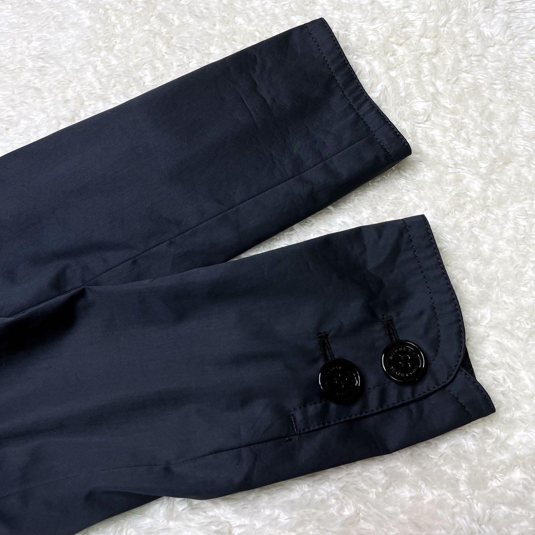 美品希少バーバリーブラックレーベルトレンチコートショートプリーツベルト付き40