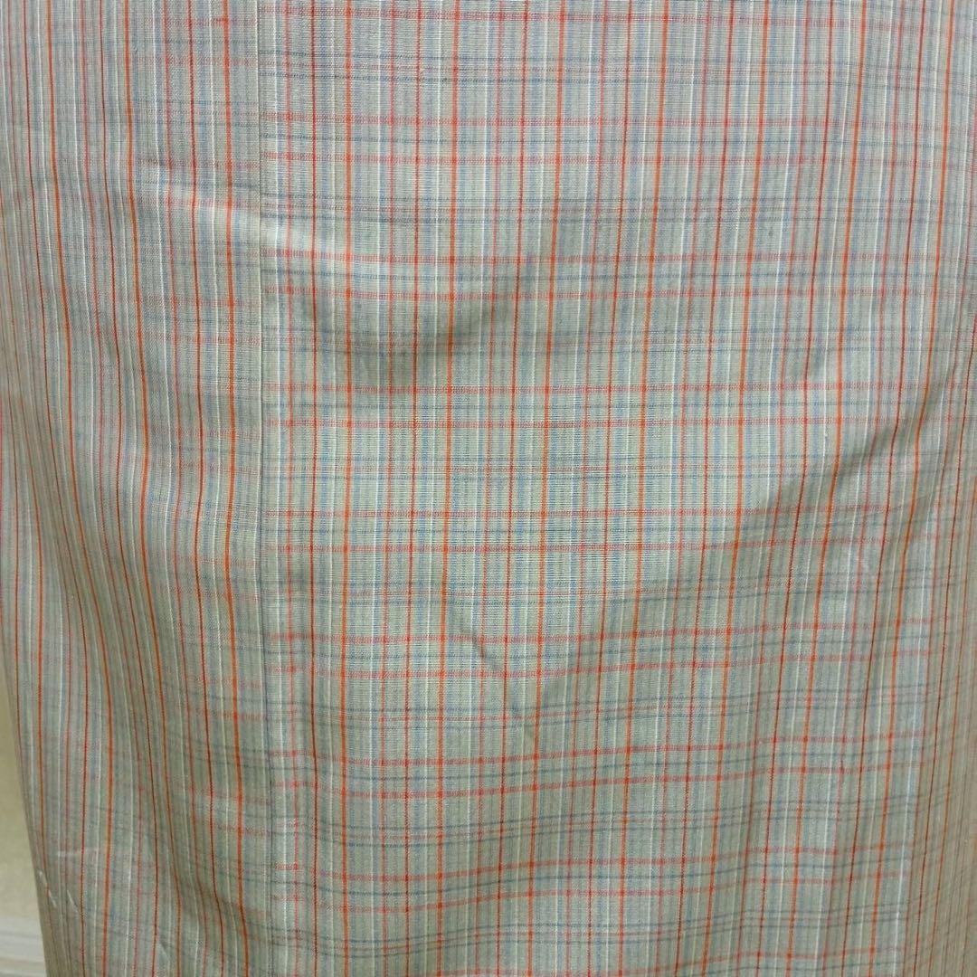 な*込様 タ8880 正絹　紬　十日町紬系　小紋　フルセット　しつけ　袷　未着用