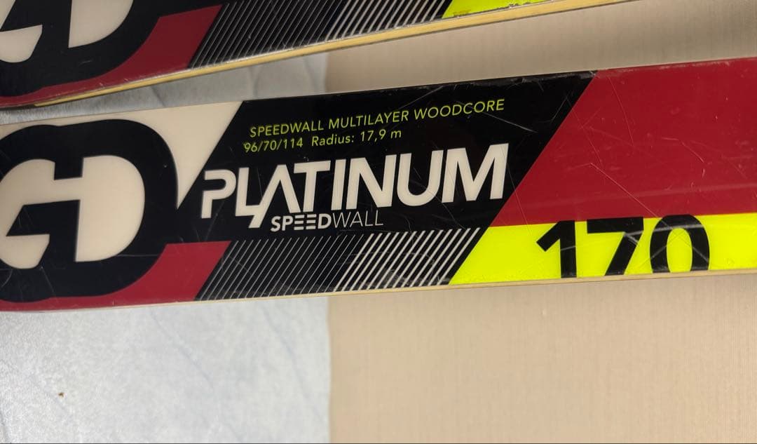 Völkl Platinum GD 170 ピストンプレート仕様