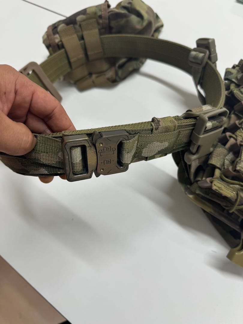tmc ベルト、レッグパネル、was ホルスター、ダンプポーチ、マルチカム