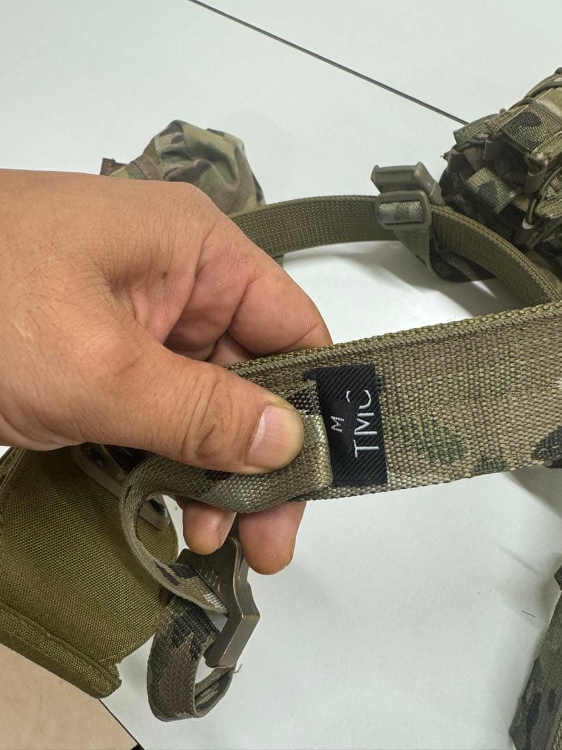 tmc ベルト、レッグパネル、was ホルスター、ダンプポーチ、マルチカム