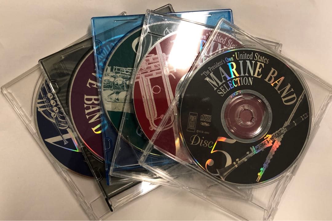 入手困難　アメリカ海兵隊軍楽隊　セレクション５枚組