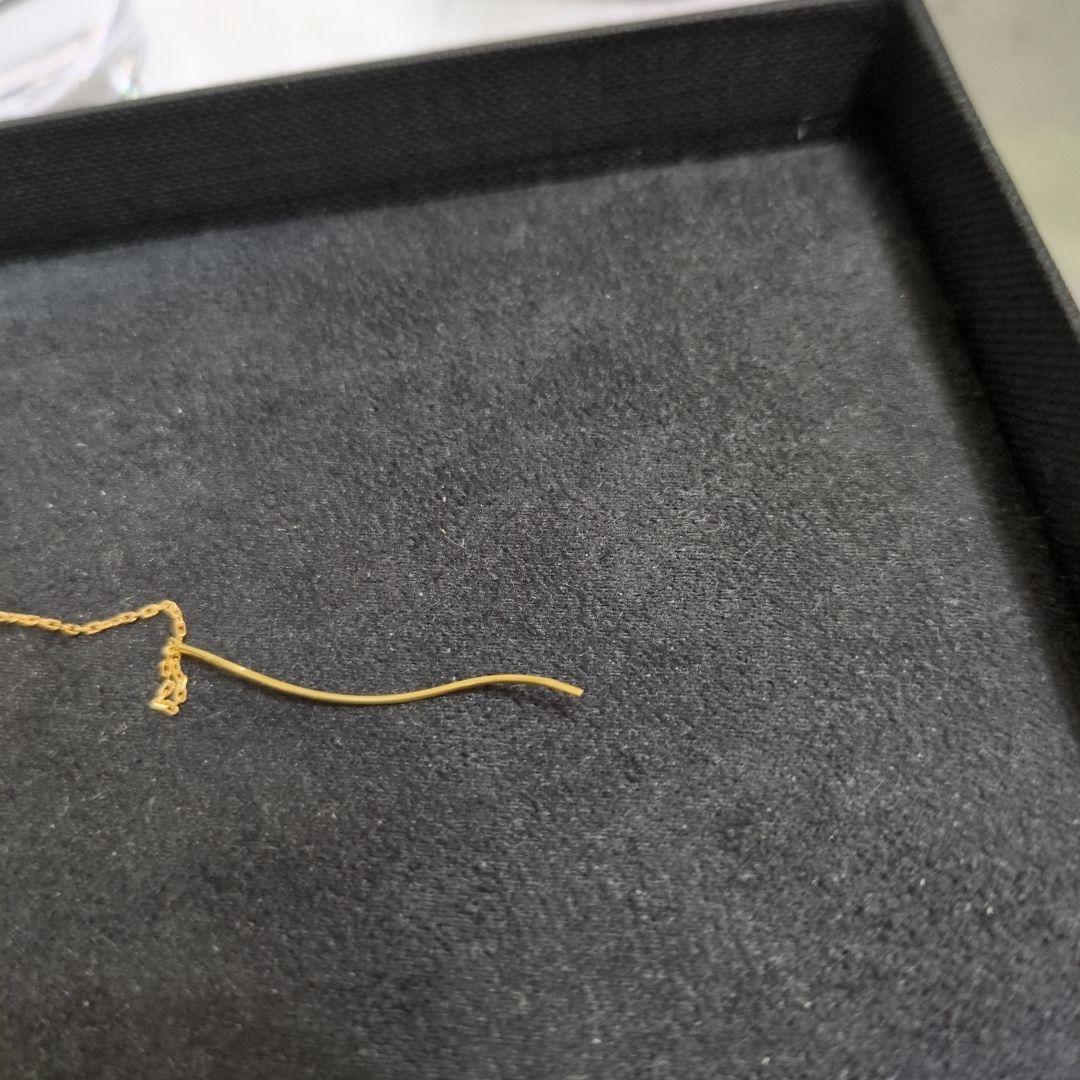 k18YG 0.1ct✕2ダイヤモンドアメリカンピアス【最終お値段】