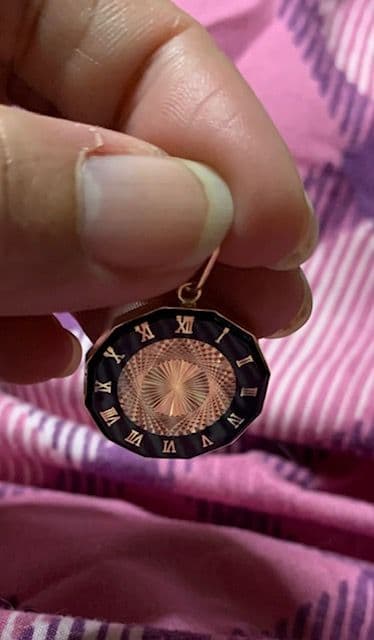 アクセサリー K18 YG ILLUSION GLASS PENDANT HORSE.