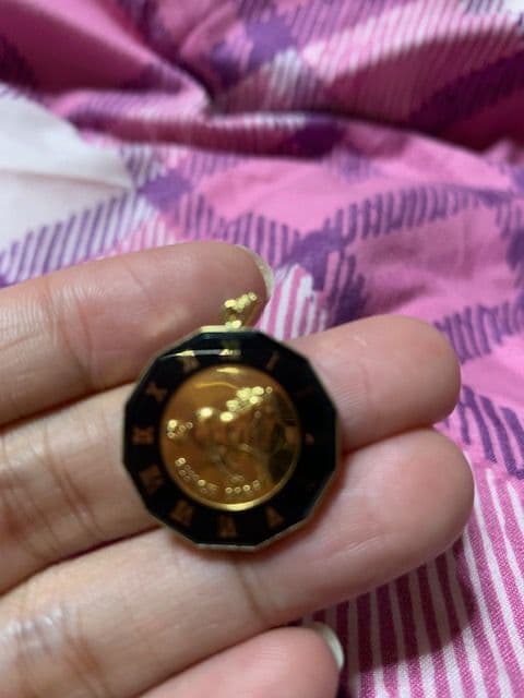 アクセサリー K18 YG ILLUSION GLASS PENDANT HORSE.