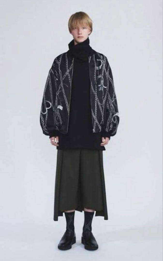 ladmusician チェーン柄　リバーシブル　ブルゾン　タグ付き