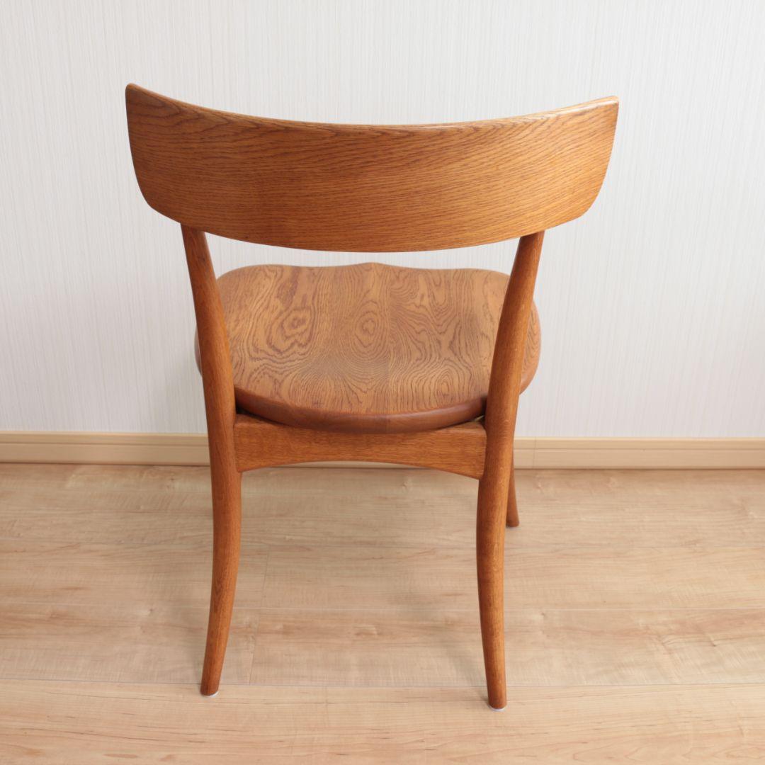 HIDA CRESCENT Oak Chair Repainted ②
