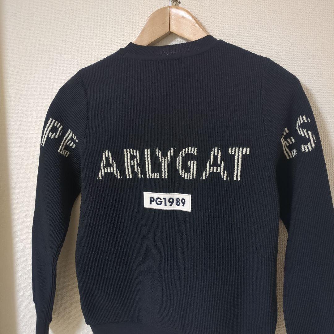 ★美品★PEARLY GATES ハイブリットコットン クルーネックニット 0
