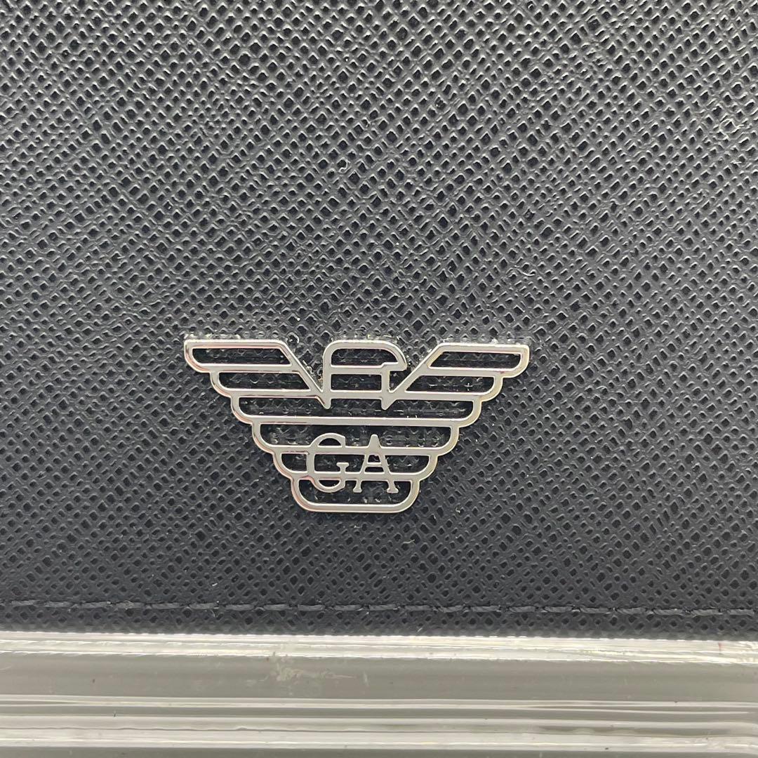 【未使用】 エンポリオアルマーニ マネークリップ付き コンパクトウォレット