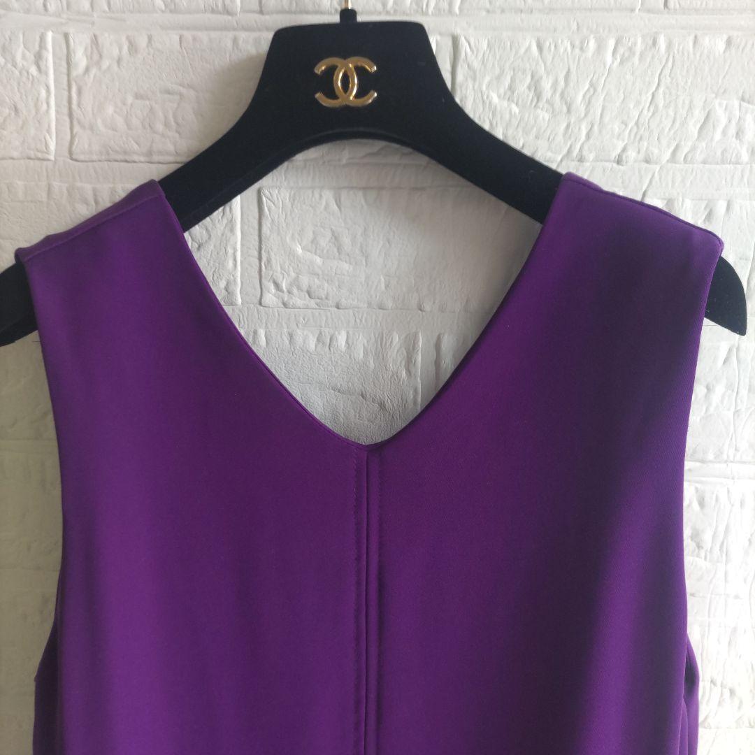 UN3D.　アンスリード　ビッグポケットフレアワンピース ノースリーブ