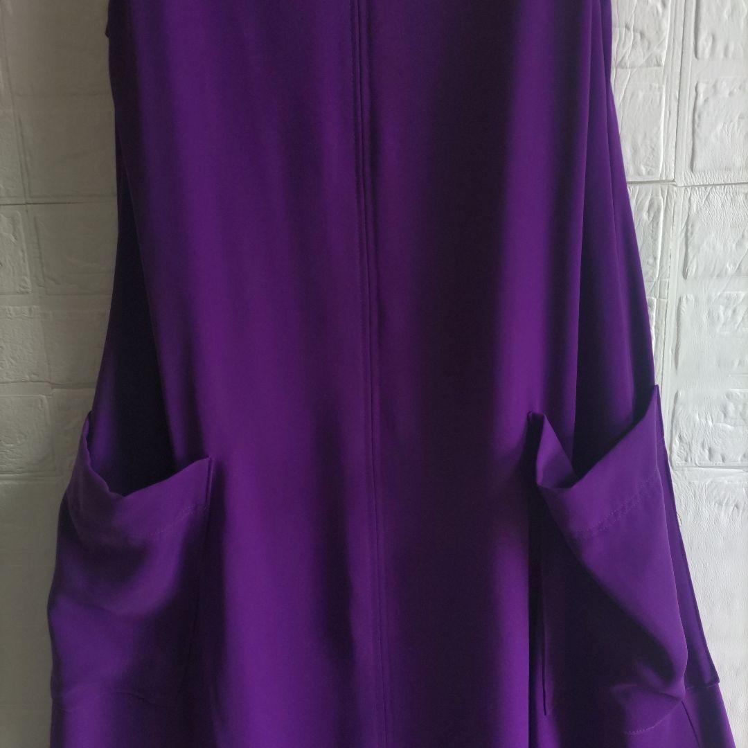 UN3D.　アンスリード　ビッグポケットフレアワンピース ノースリーブ