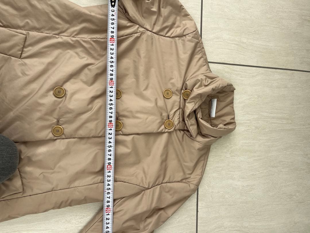A-KR-S ベージュ ポリエステル中綿コート