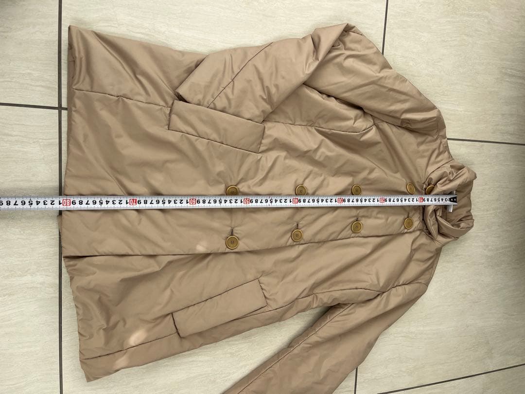 A-KR-S ベージュ ポリエステル中綿コート