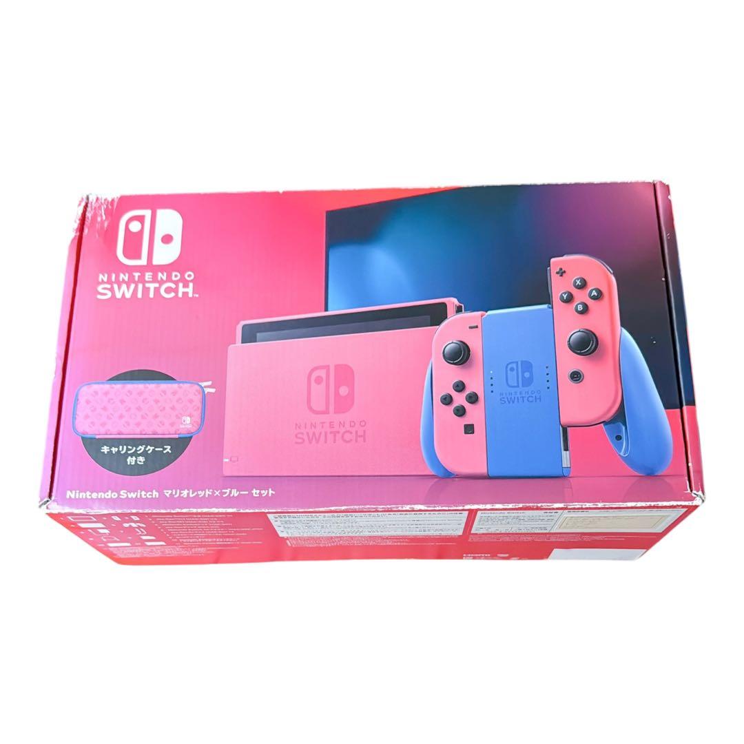 Nintendo Switch 本体　マリオレッド×ブルー セット