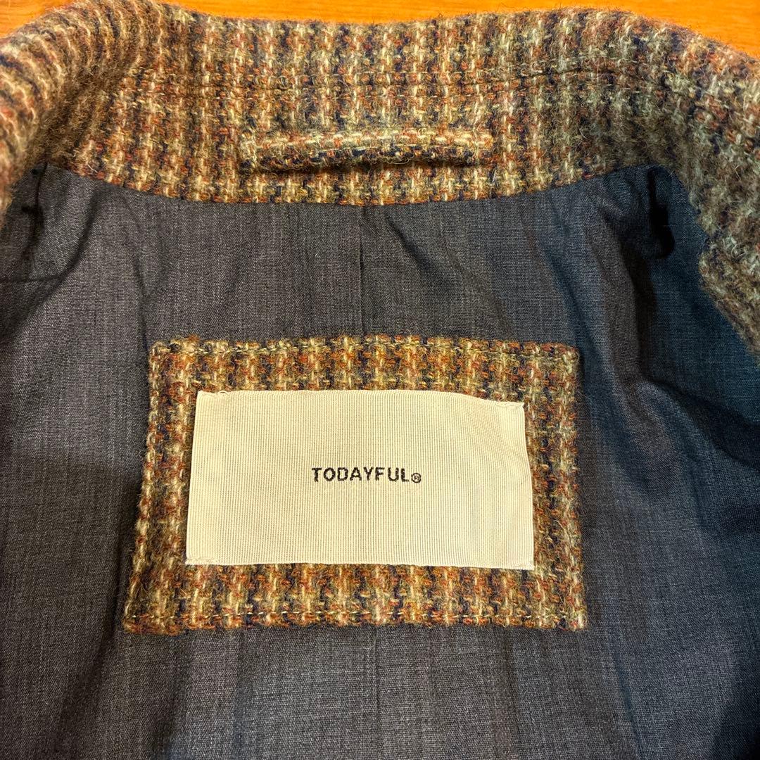 TODAYFUL Wool100% Check Jacket 美品