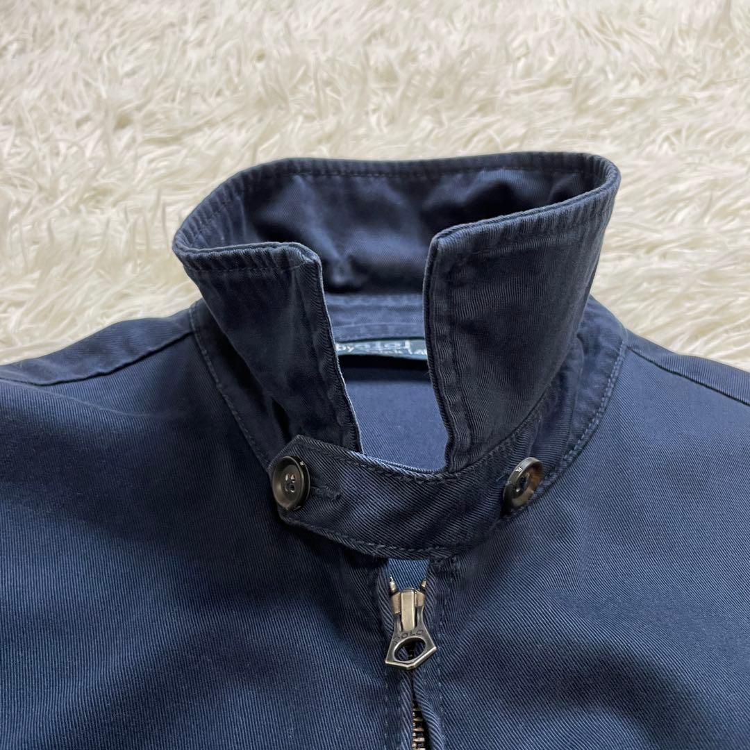 ゴ*平様 希少 90s 三角タグ ラルフローレン スイングトップ ネイビー S