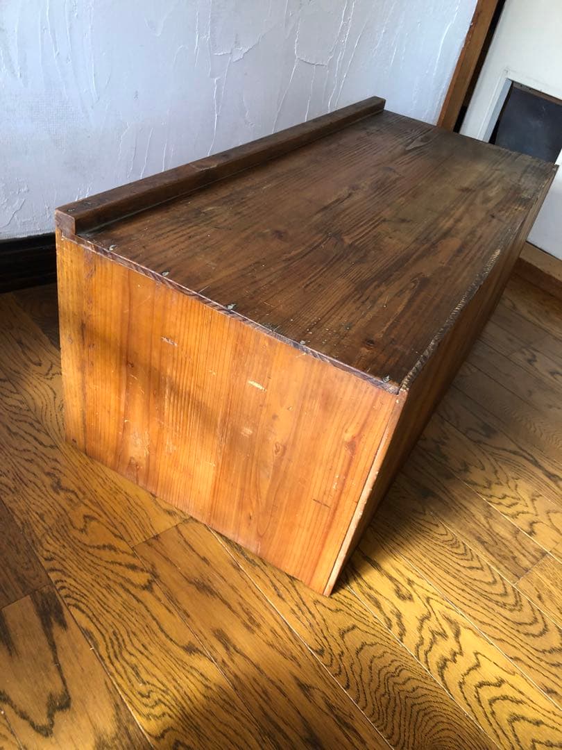 ■レトロ■古い木　引き出し３杯のローボード　テレビ台　ベンチ