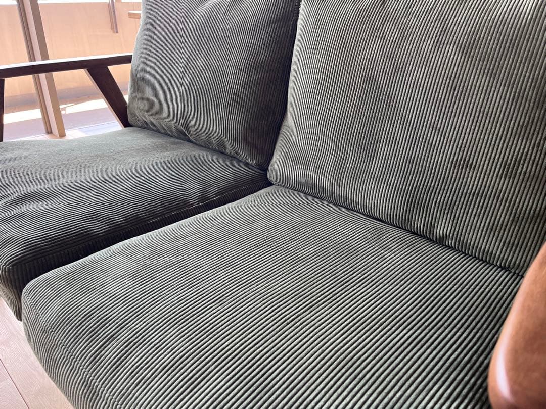 CRASH GATE ハリス2人掛けコーデュロイ ソファ