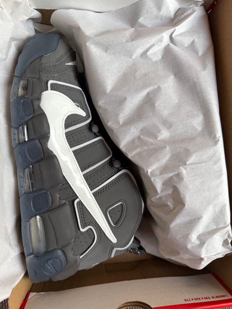 エア モア アップテンポ '96 アイアングレー/スモークグレー/アンスラサイト