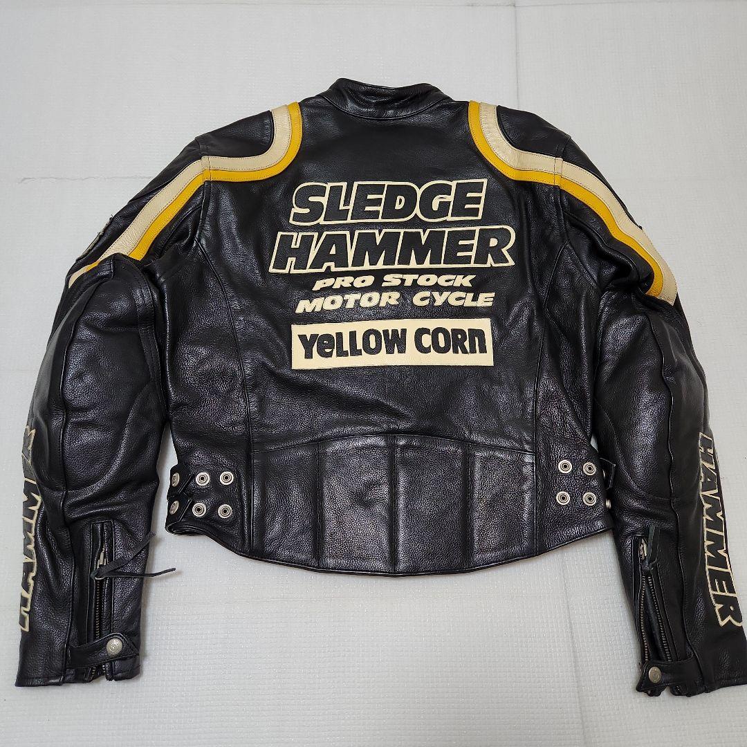 Ｌ　イエローコーン　革ジャン　レザー　ライダース　ジャケット Ｌサイズ