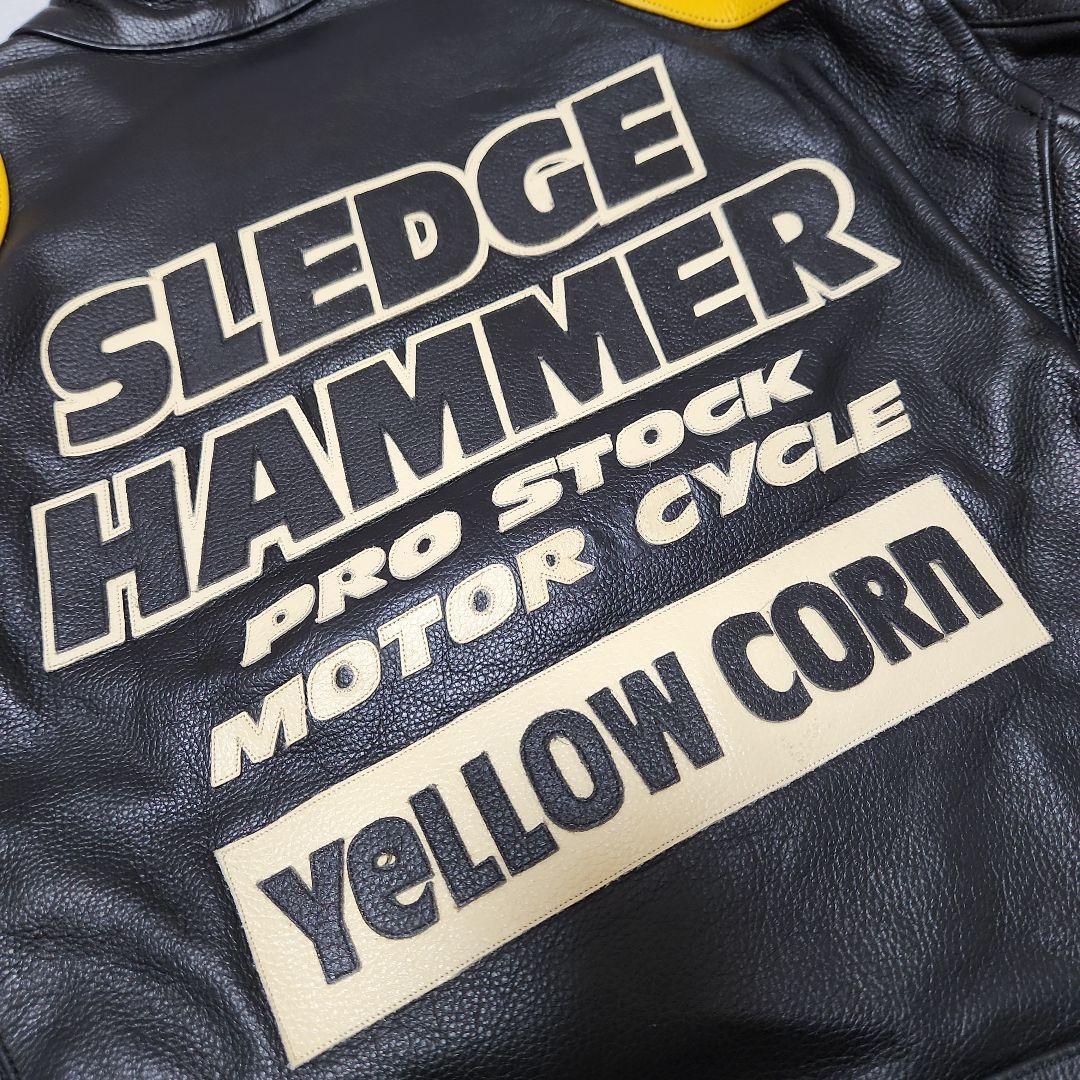 Ｌ　イエローコーン　革ジャン　レザー　ライダース　ジャケット Ｌサイズ