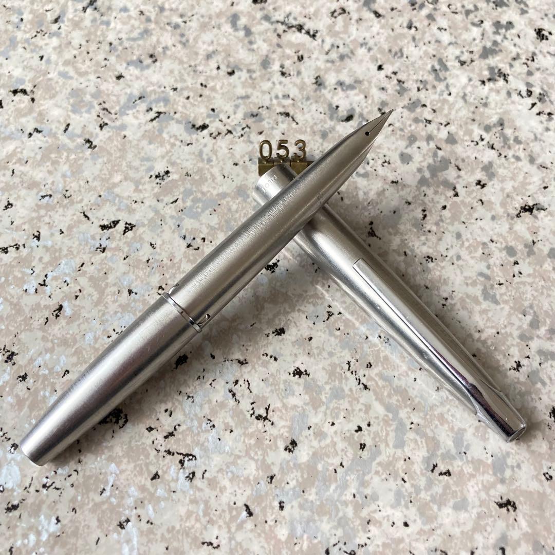 #053 オーバーホール済み 万年筆 レア パイロット PILOT μ ミュー