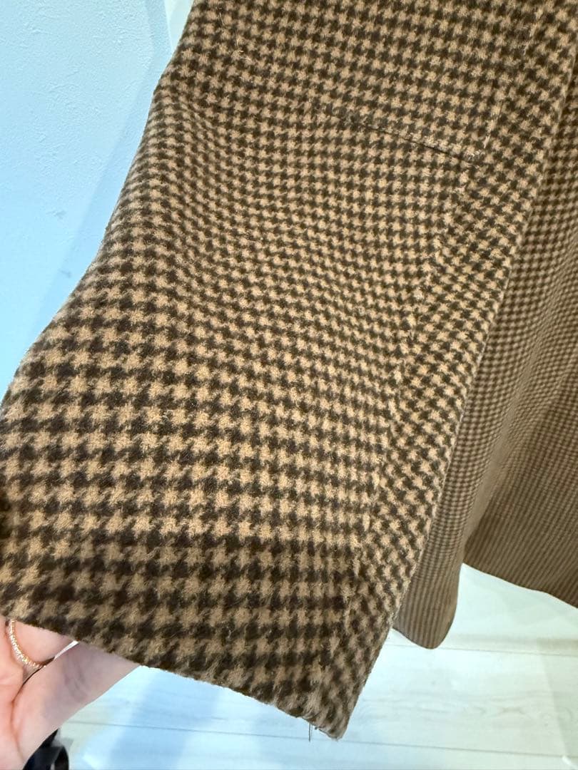 TODAYFUL チェック柄　チェスターコート　36