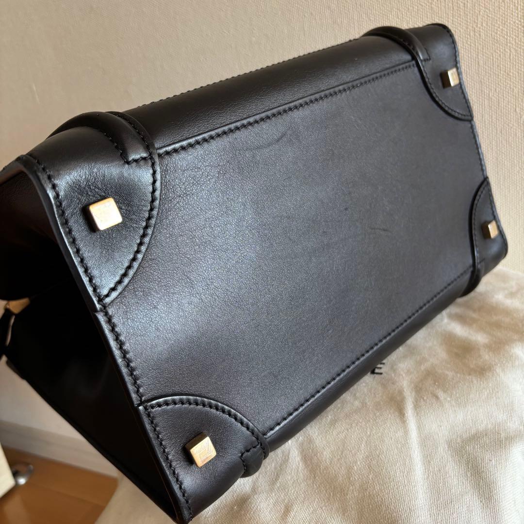 CELINE セリーヌ　ラゲージ　ミニ　ブラック