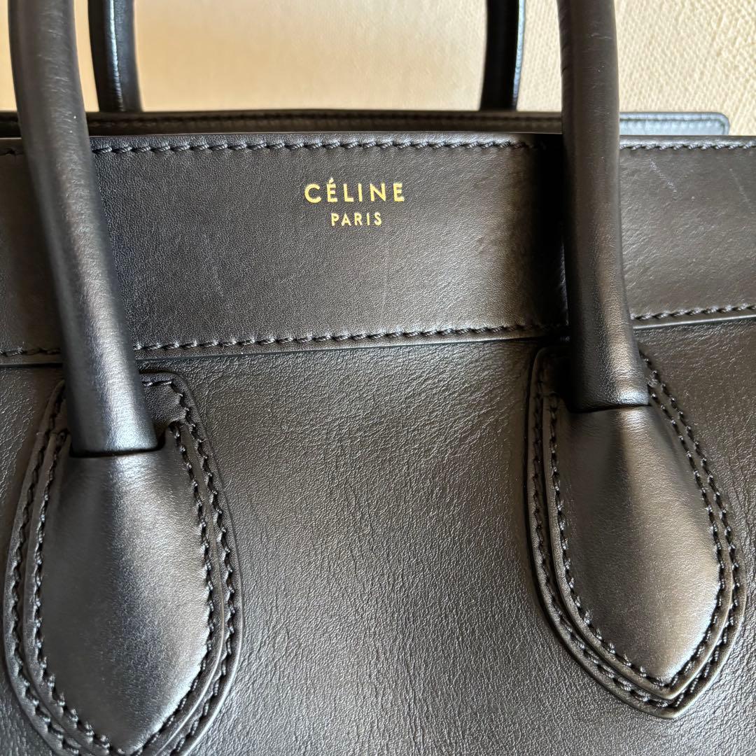 CELINE セリーヌ　ラゲージ　ミニ　ブラック
