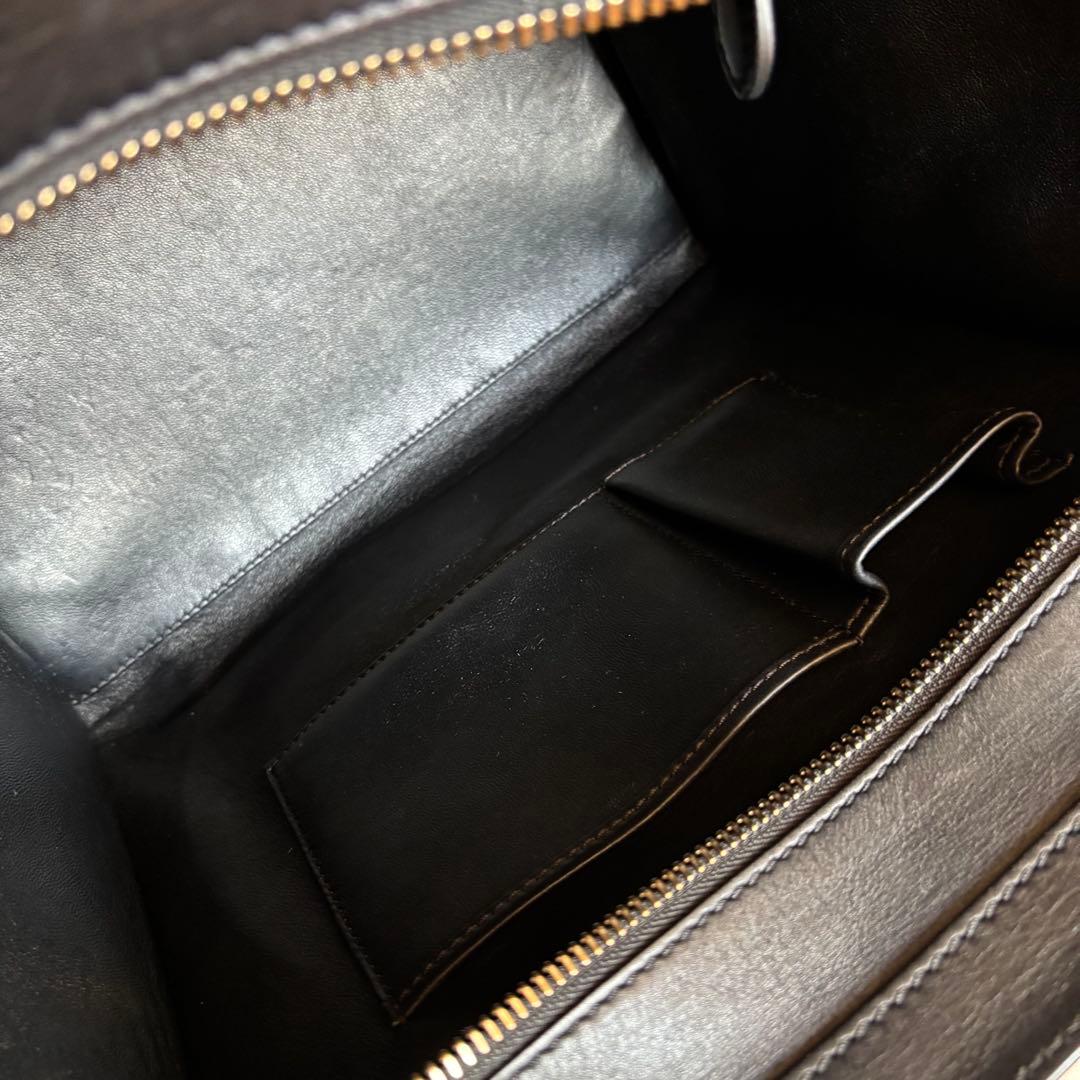 CELINE セリーヌ　ラゲージ　ミニ　ブラック