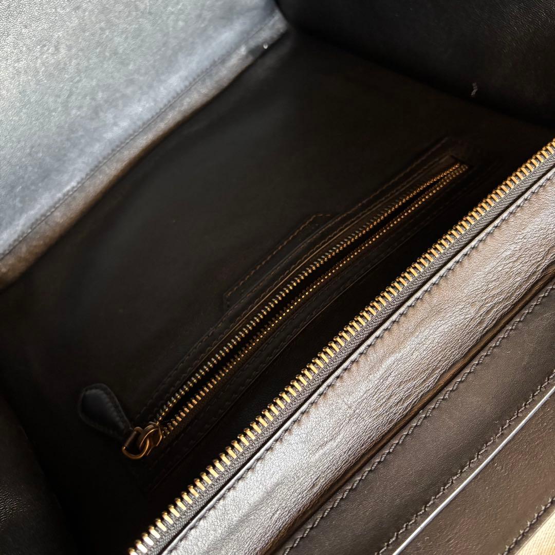 CELINE セリーヌ　ラゲージ　ミニ　ブラック