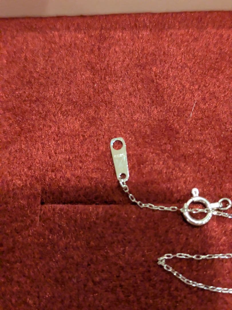 本日限定証明書ありH&D 　K10ホワイトゴールドダイヤネックレス