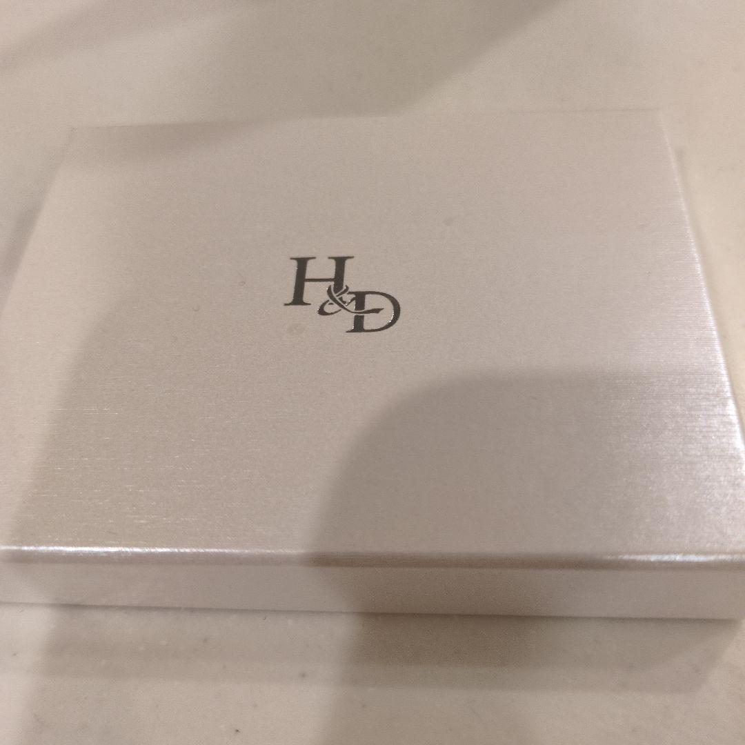 本日限定証明書ありH&D 　K10ホワイトゴールドダイヤネックレス