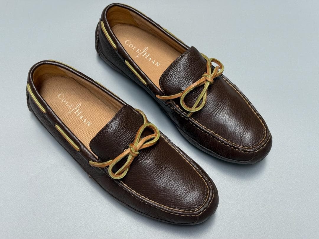 新品 8M/25.5㎝ コールハーン キャンプ モック ドライバー 濃ブラウン